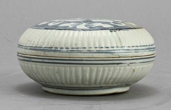 LOCKASK, porslin, Kina, Ming, 1600-talets början.