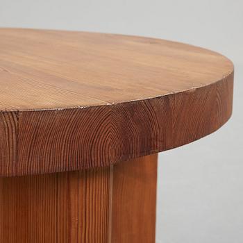 Axel Einar Hjorth, An Axel Einar Hjorth 'Lovö' stained pine side table, Nordiska Kompaniet, Sweden 1930's.