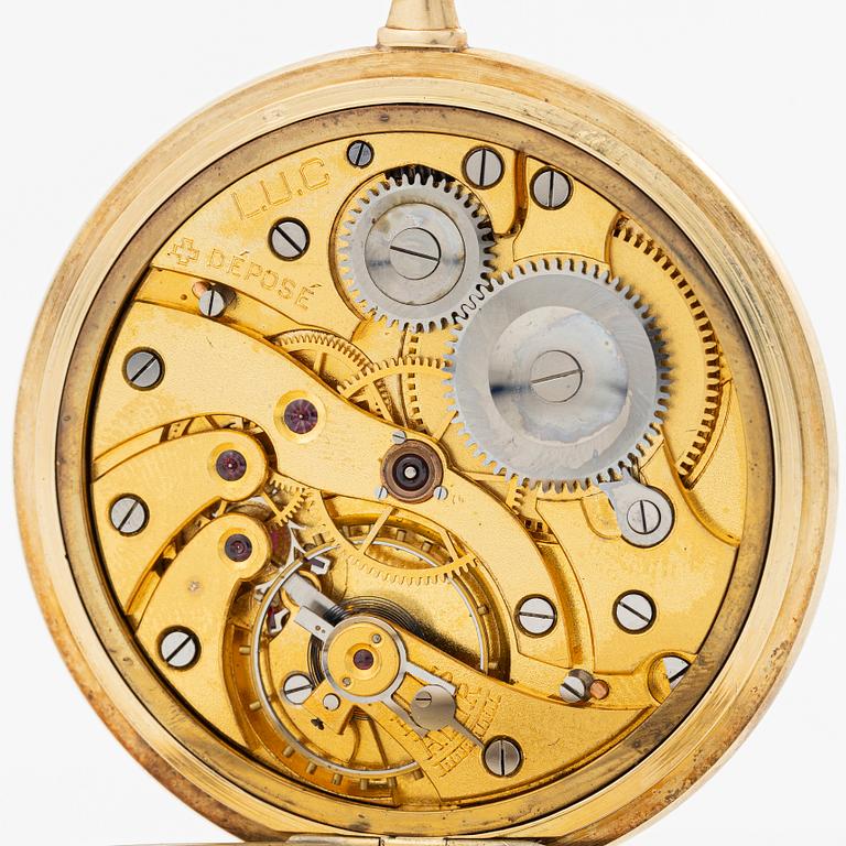 L.U.C, “Chopard”, pocket watch, hunter case, 52 mm.