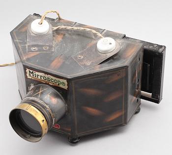 MIRROSCOPE, plåt, sent 1800-/tidigt 1900-tal.