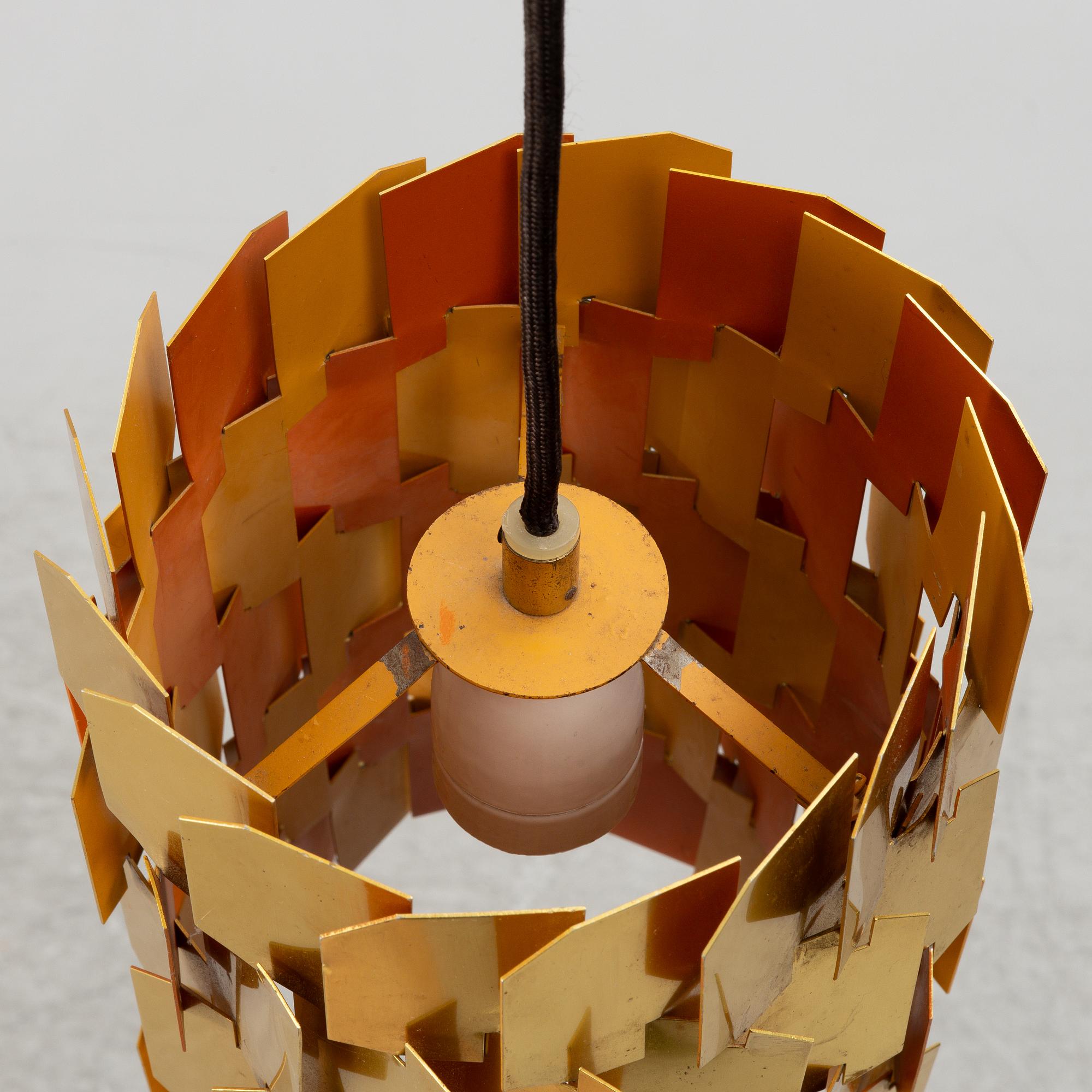 Louis Weisdorf, a "Facet Pop Lamp", Lyfa, Denmark, third quarter of the 20th century.