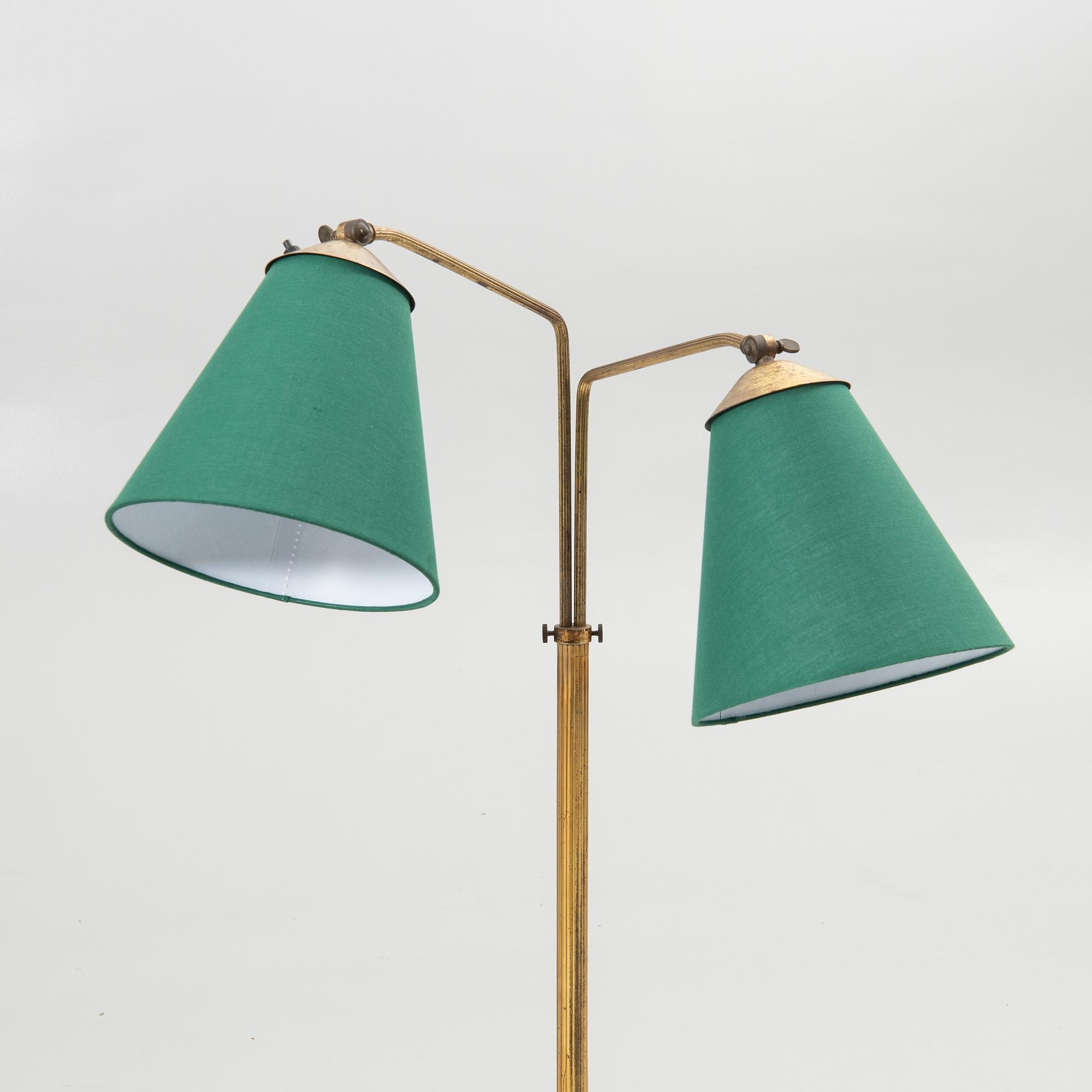 Golvlampa, 1900-talets mitt.