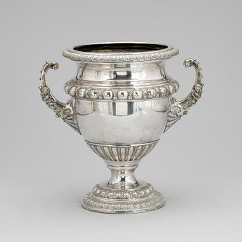 CHAMPAGNEKYLARE, nysilver, nyrenässans, AG. Dufva, Stockholm sent 1800-tal.