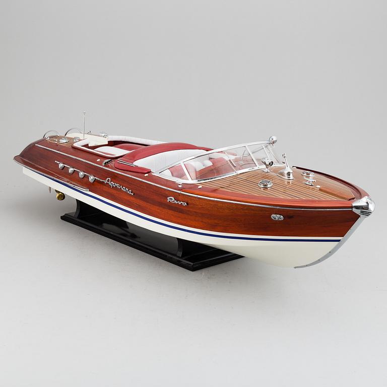 A boat modell of a Riva, 20th Centruy.