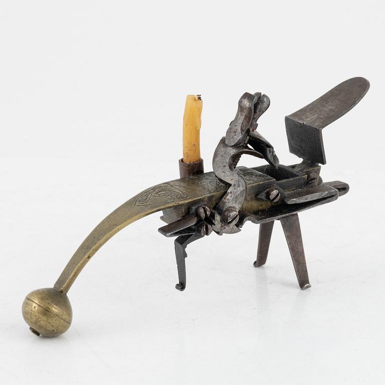 A flintlock lighter 18th Century.