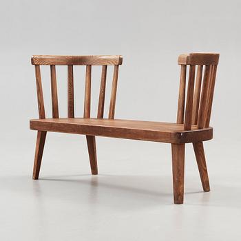 Axel Einar Hjorth, An 'Utö' pine sofa, Nordiska Kompaniet, Sweden 1930's.