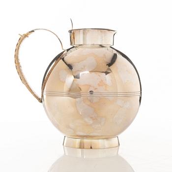 Sylvia Stave, a silver plated jug, CG Hallberg, 1930s.