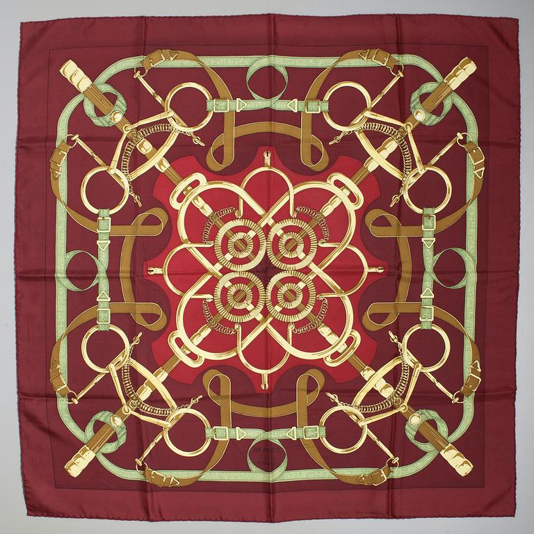 HERMÉS, scarf, "Eperon d'Or".