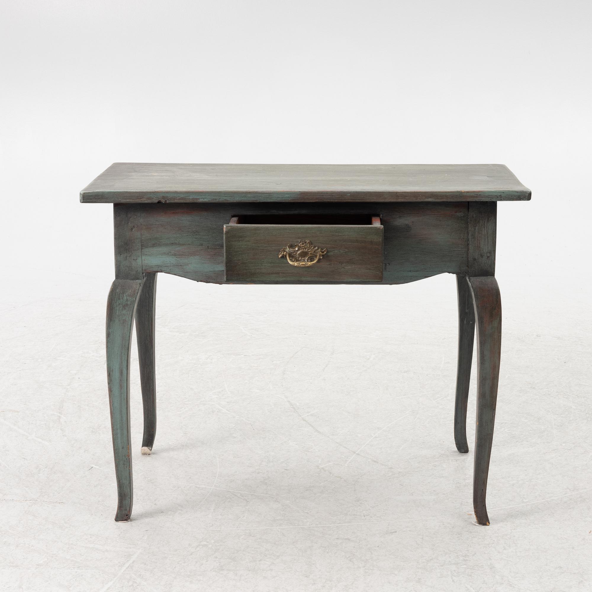 Table, folk art, 19th century.