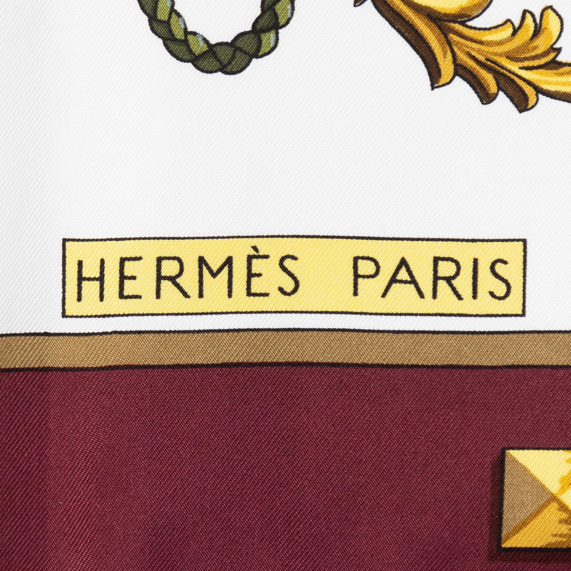 Hermès, scarf, "Les Clés".