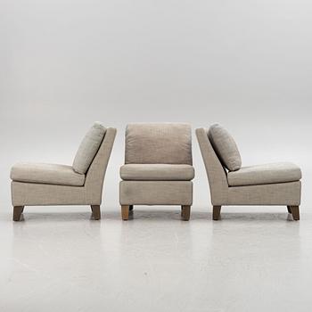 Helene Hennie, armchairs, 3 pcs, "Scott", Slettvoll.