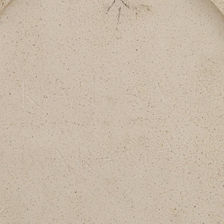 Birger Kaipiainen, dekorationstallrik, keramik, signerad Kaipiainen Arabia.