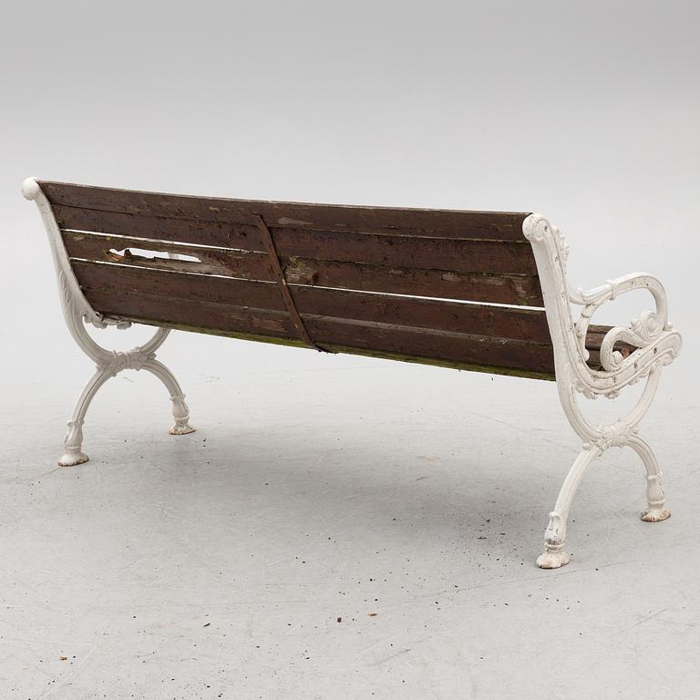 Garden sofa, Byarum, late 20th century.