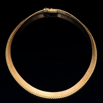 HALSSMYCKE, 18K guld. Frankrike.