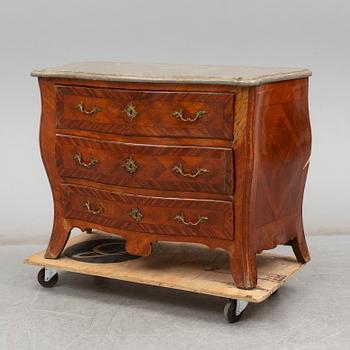 A Rococo chest of drawers, second half of the 18th century.