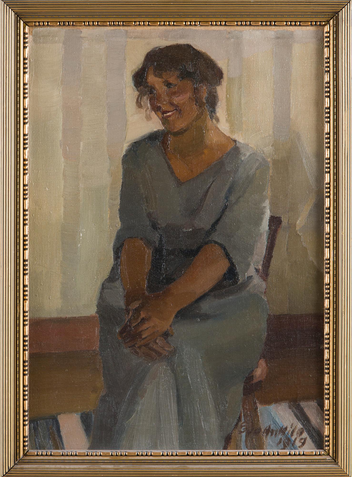 Eva Anttila, Porträtt av en kvinna.