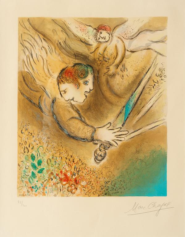 Marc Chagall (Efter), "L'ange du jugement".