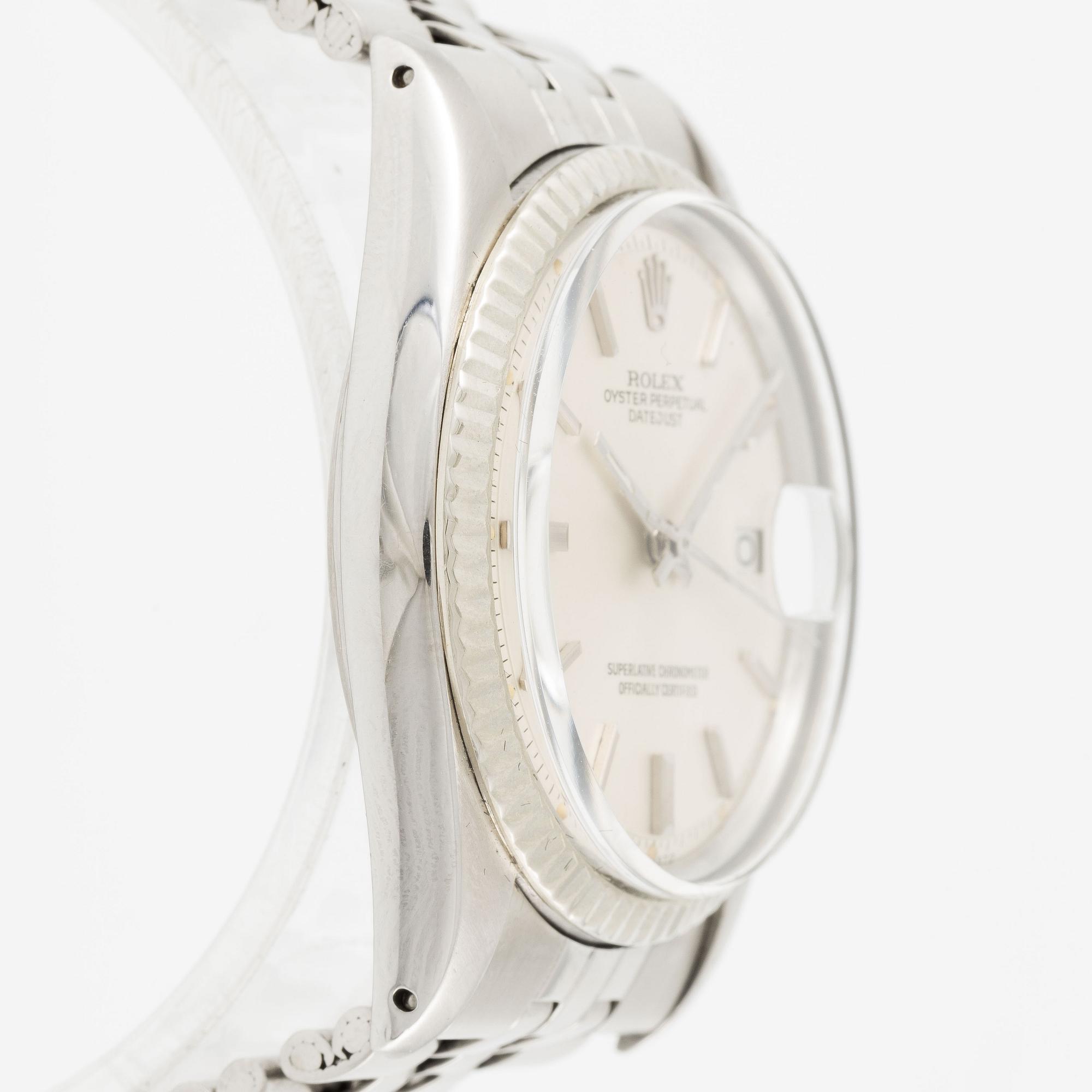 Rolex, Datejust, "Pie-Pan", "Sigma Dial", ca 1974.