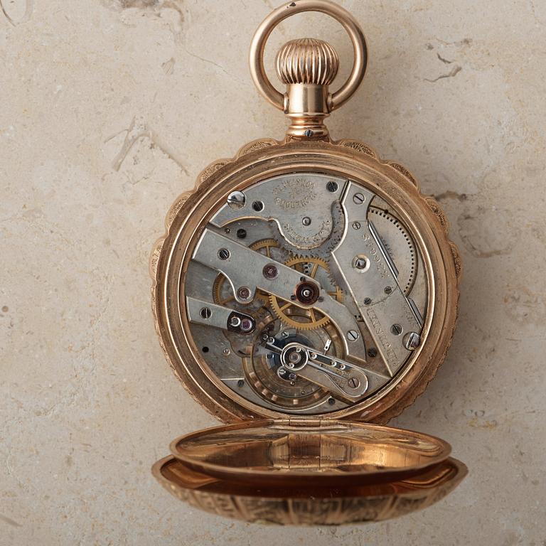A.N. ANDERSON, pocket watch, 55,5 mm, hunting case, movement signed Vacheron & Constantin,