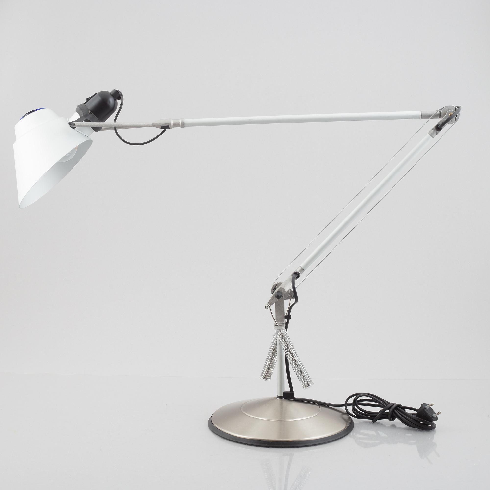 Walter Monici, a pair of "Tangram" table lamps, Lumina, Italy.