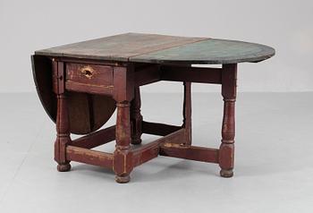 718. A Swedish 18th/19th cent table, Dalarna.