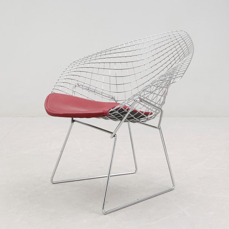 FÅTÖLJ, "Diamond Chair", Harry Bertoia, ny tillverkning av Knoll, modellen formgiven 1952.