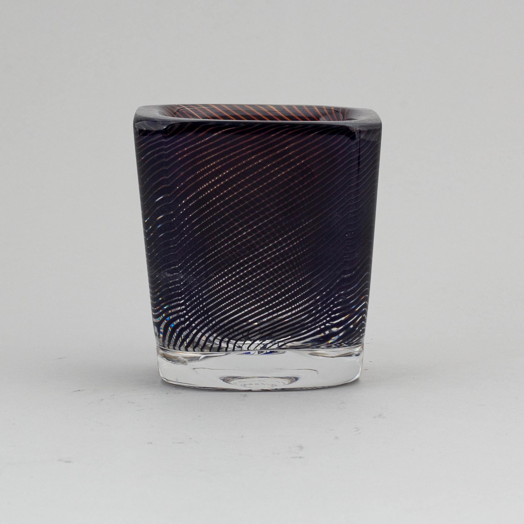 EDWARD HALD, a 'graal' vase, Orrefors, signed.