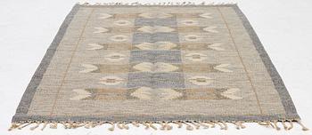 Ingegerd Silow, a flat weave rug, c. 200 x 138 cm.