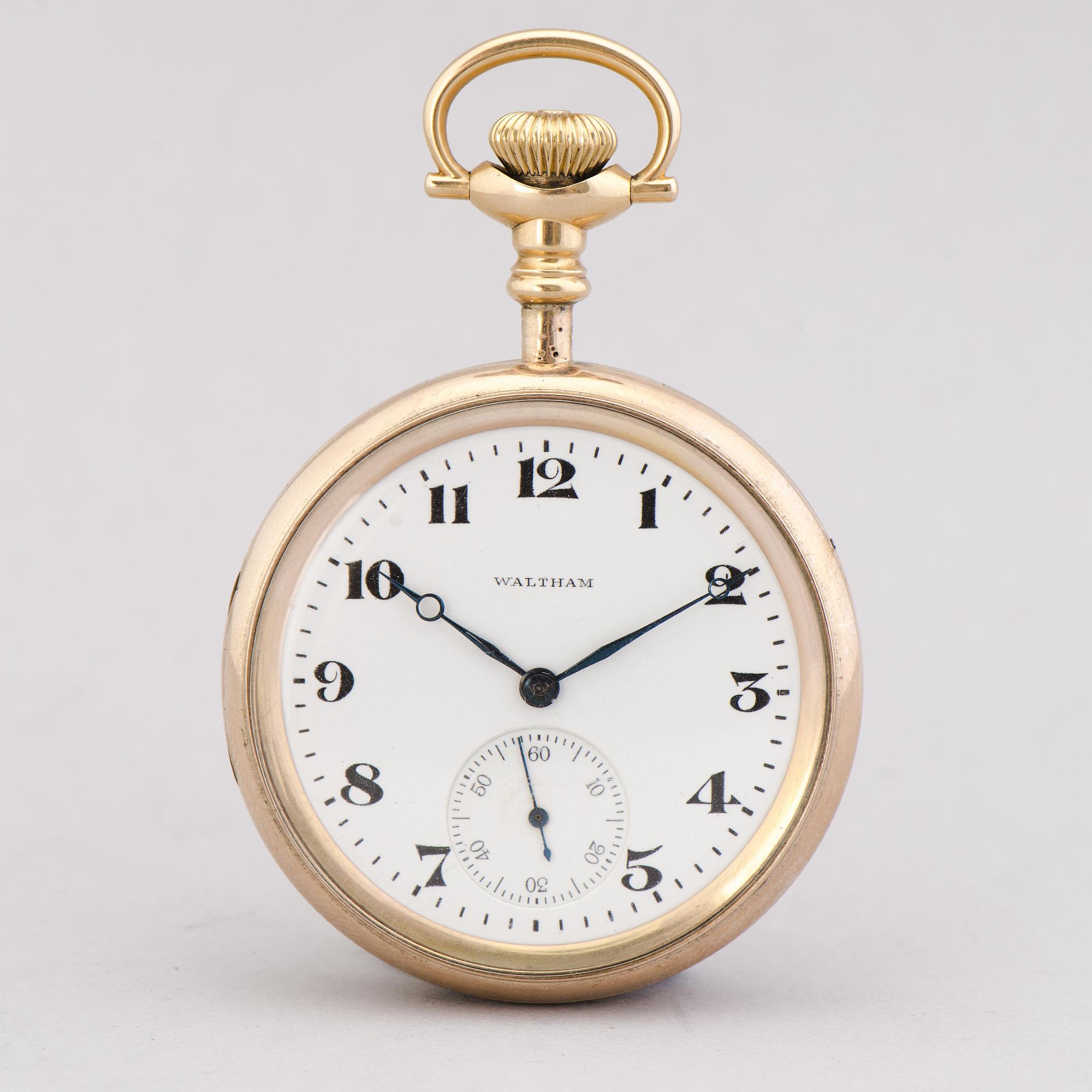 WALTHAM, pocket watch, 53 mm.