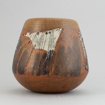 Lisa Larson, a large unique stoneware jar, Gustavsberg studio, Sweden 1950/60s.