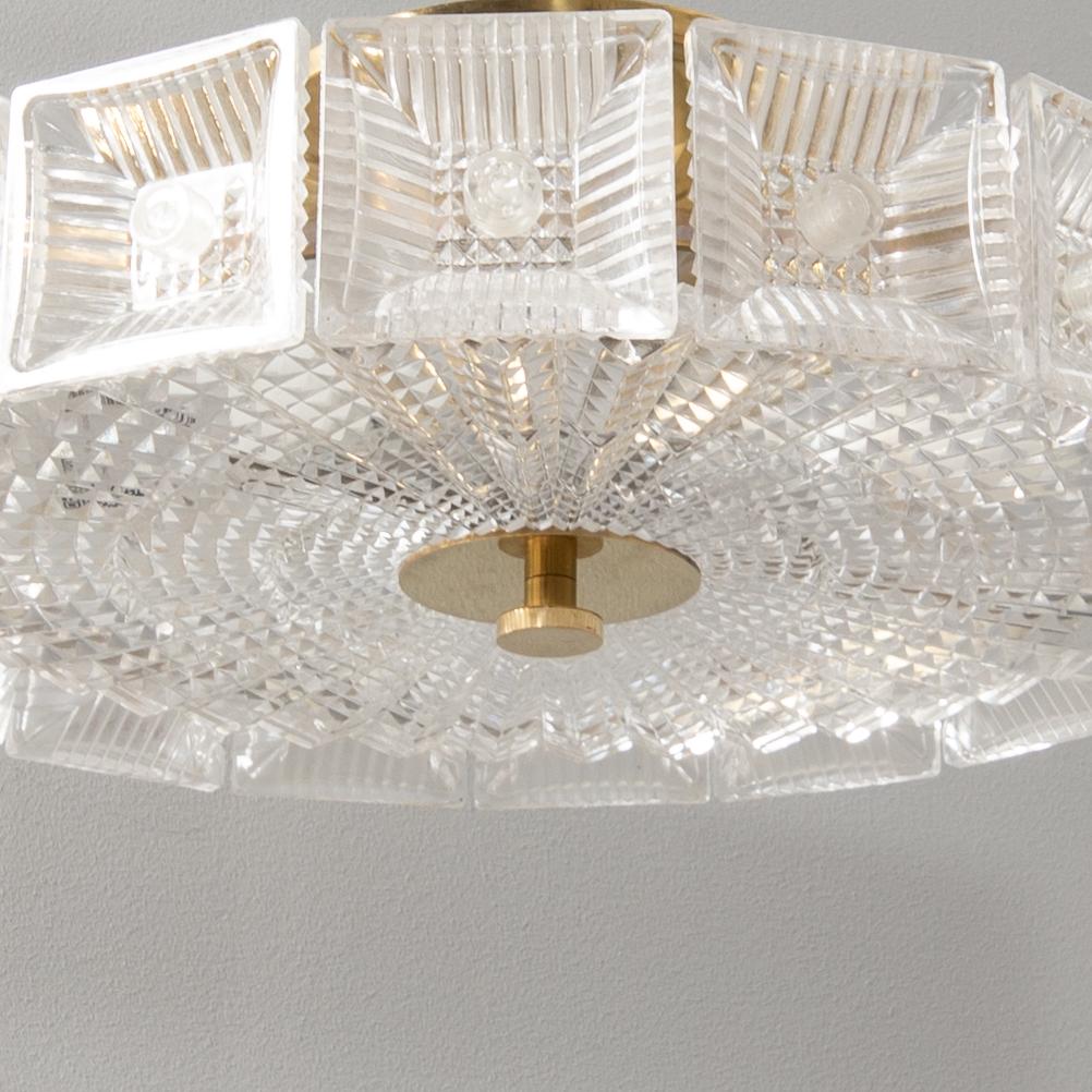 Carl Fagerlund, Taklampa/Plafond Orrefors sent 1900-tal.