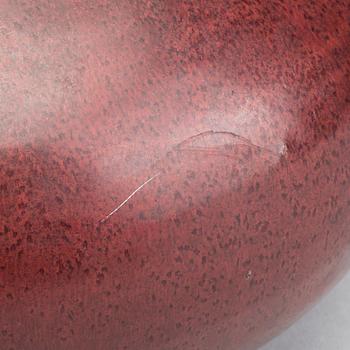 A VASE, STONEWARE BY CARL HALIER FOR ROYAL COPENHAGEN. DENMARK.