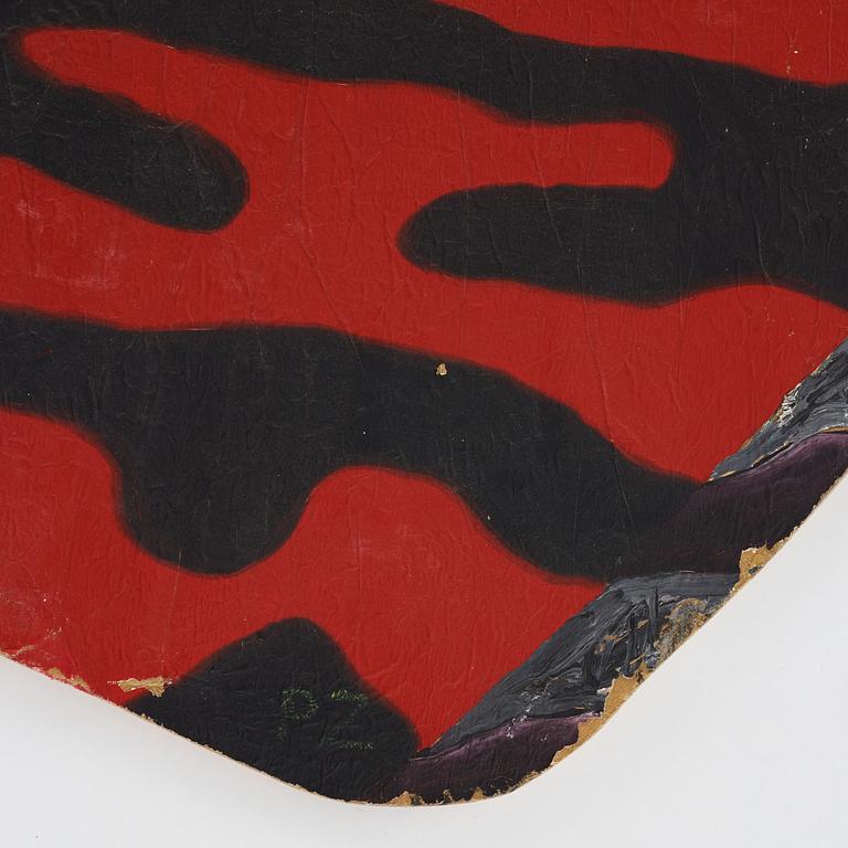 Petter Zennström, oil on paper and board, signed.