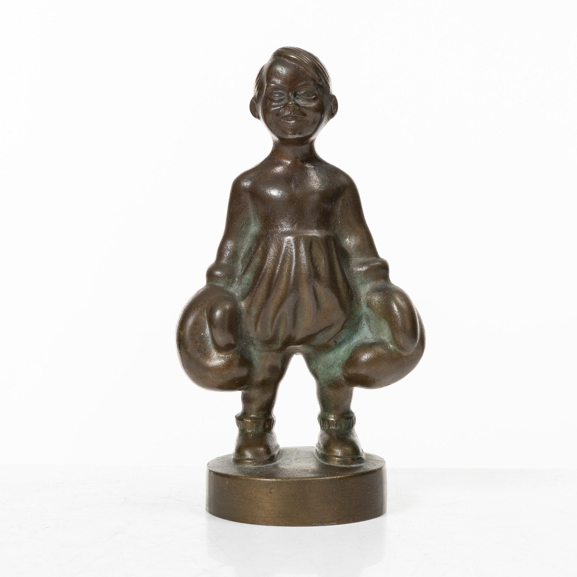 Hans Kongslev, figurin, brons, Tinos, Danmark.