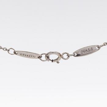 Tiffany & Co, Elsa Peretti, kaulakoru, "Diamonds by the Yard", platinaa ja timanttia.