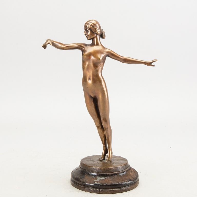 Carl Johan Bonnesen, a signed and dated bronze sculpture.