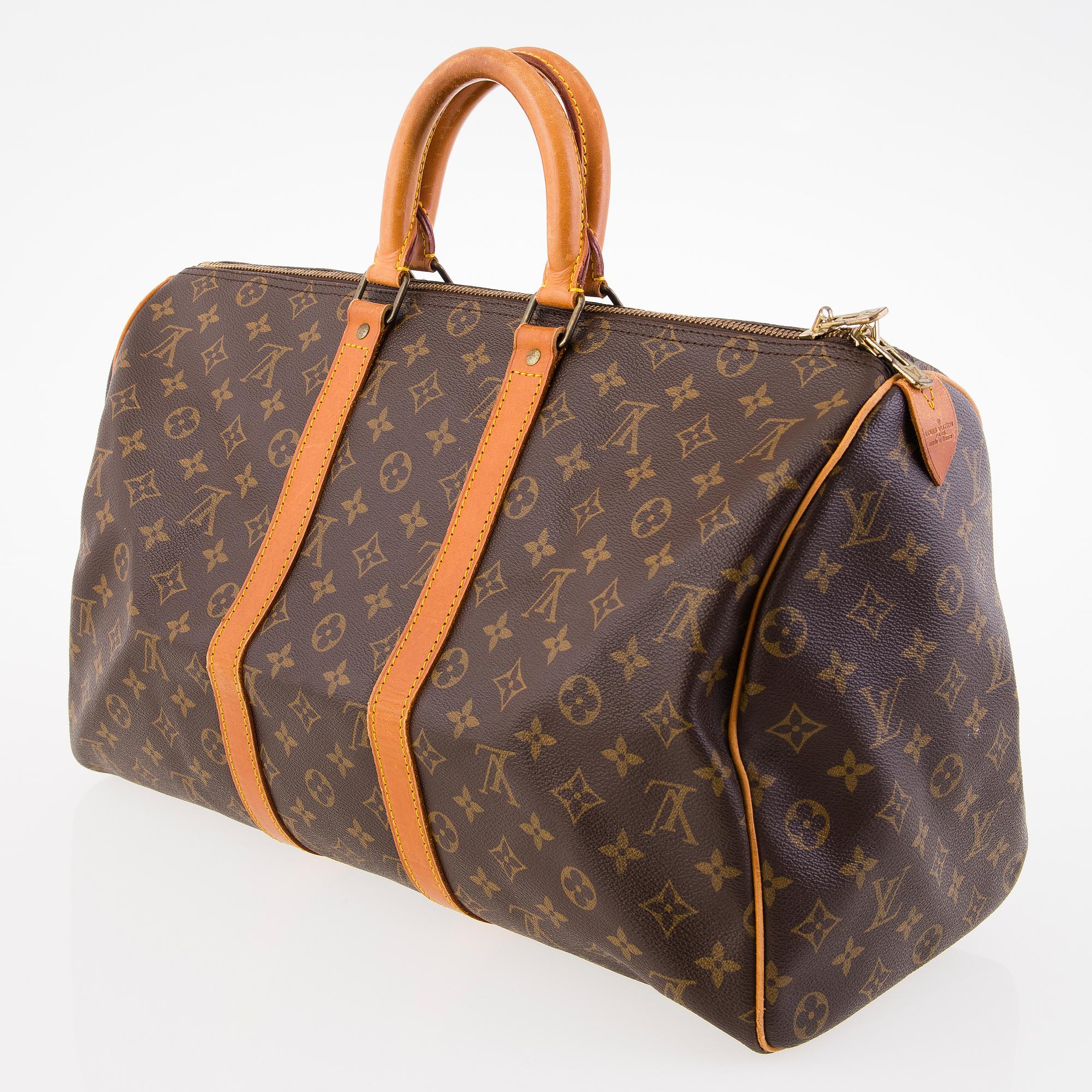 LOUIS VUITTON Vintage Monogram Keepall 45 Bag.