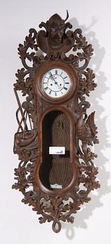 VÄGGPENDYL. Gustav Becker, Tyskland/Österrike 1800-talets andra hälft.