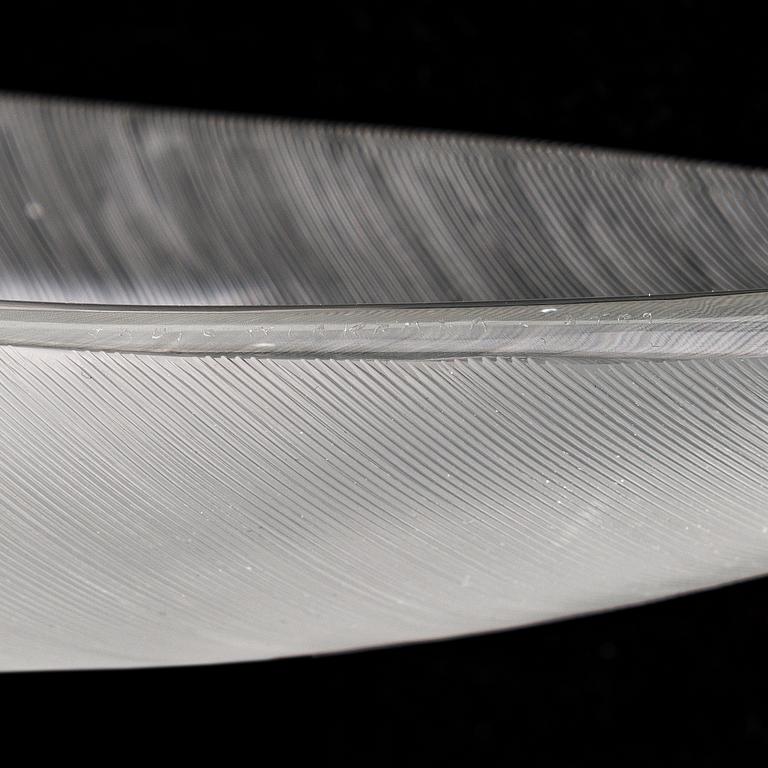 Tapio Wirkkala, A '3869' art object, 'Sulka' (Feather), signed Tapio Wirkkala.