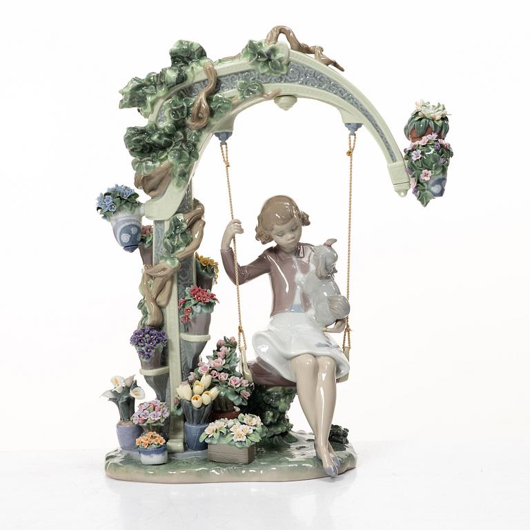 Juan Carlos Ferri Herrero, figurine, "Swing into Spring", Lladró, Spain, 2007 - 2011.