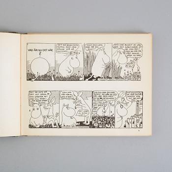 TOVE JANSSON, book, "Mumintrollet 1", 1957, signed.