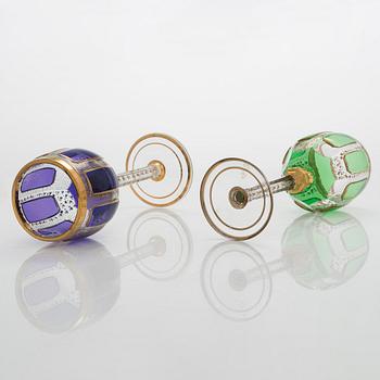 Lasiston osia, 4 + 2 kpl, Murano, Italia, 1900-luvun loppupuoli.