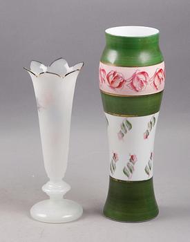 VASER, 2 st, glas, 1800-talets slut.