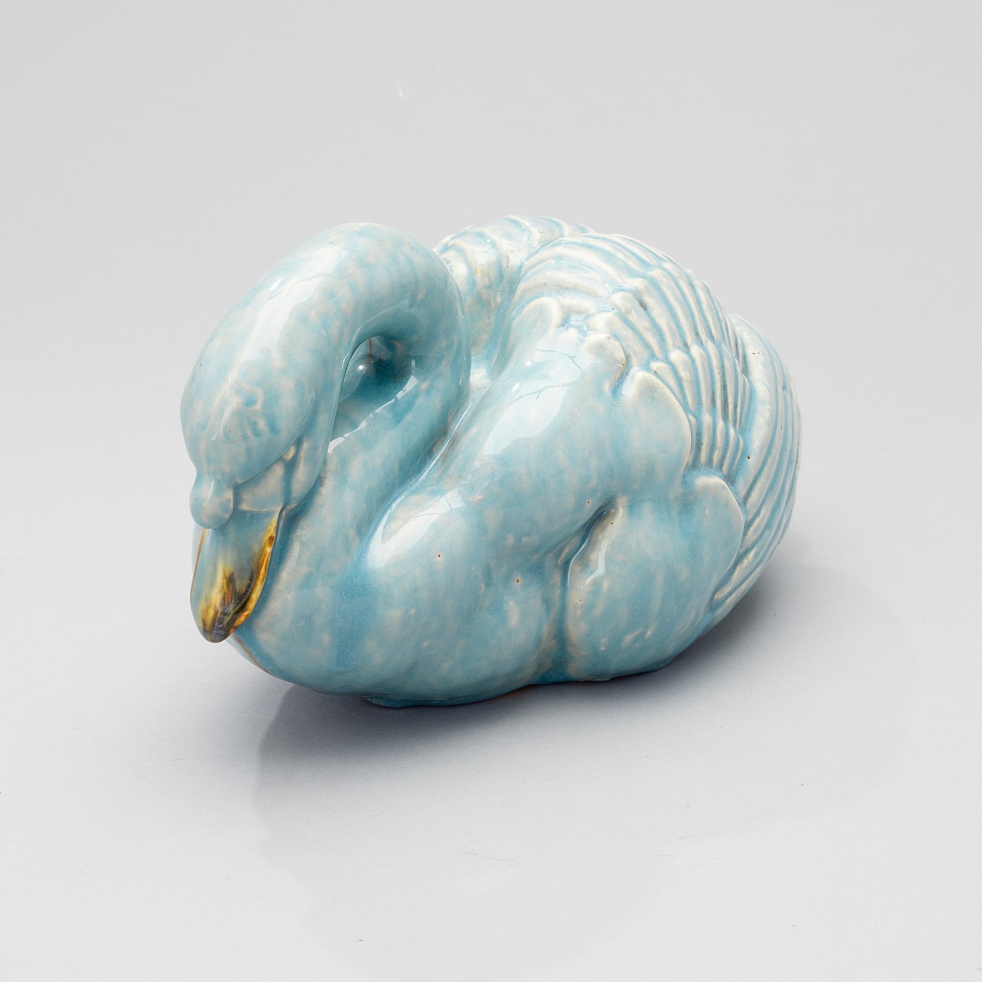 JOSEF MANUEL, A CERAMIC SCULPTURE, signed JM and dated -47.