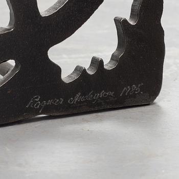RAGNAR ANDERSSON, smideskonst/väggskulptur, Dalslandssmide, signerad och daterad 1985.