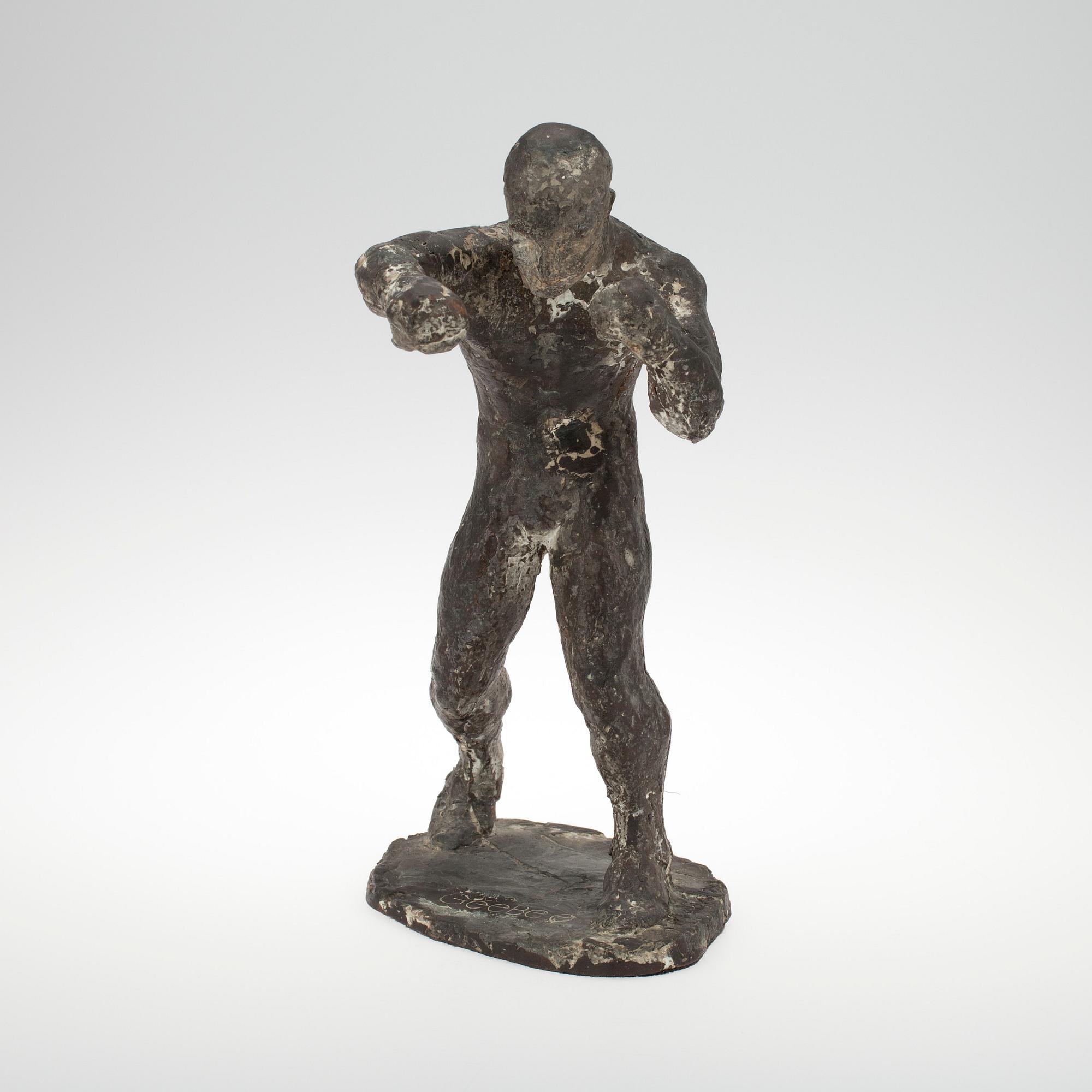 NIILO RIKULA, skulptur, brons, signerad och daterad 1990.