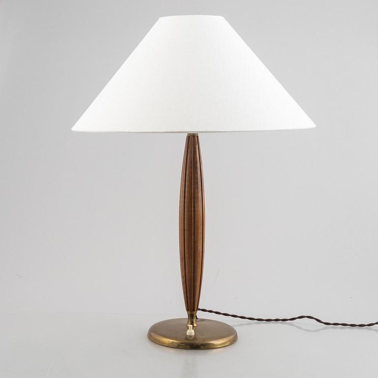 Karlskrona Lampfabrik, bordslampa, modell "2945 S", 1950-tal.