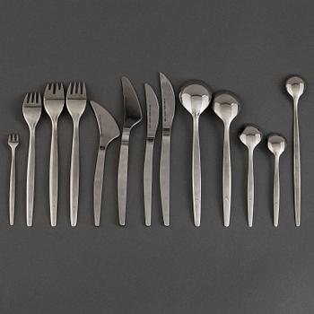 A 'Polar' 162 piece stainless steel cutlery set from Hackman, Finland.