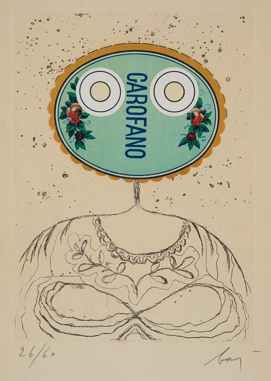 Enrico Baj, "Garofano".