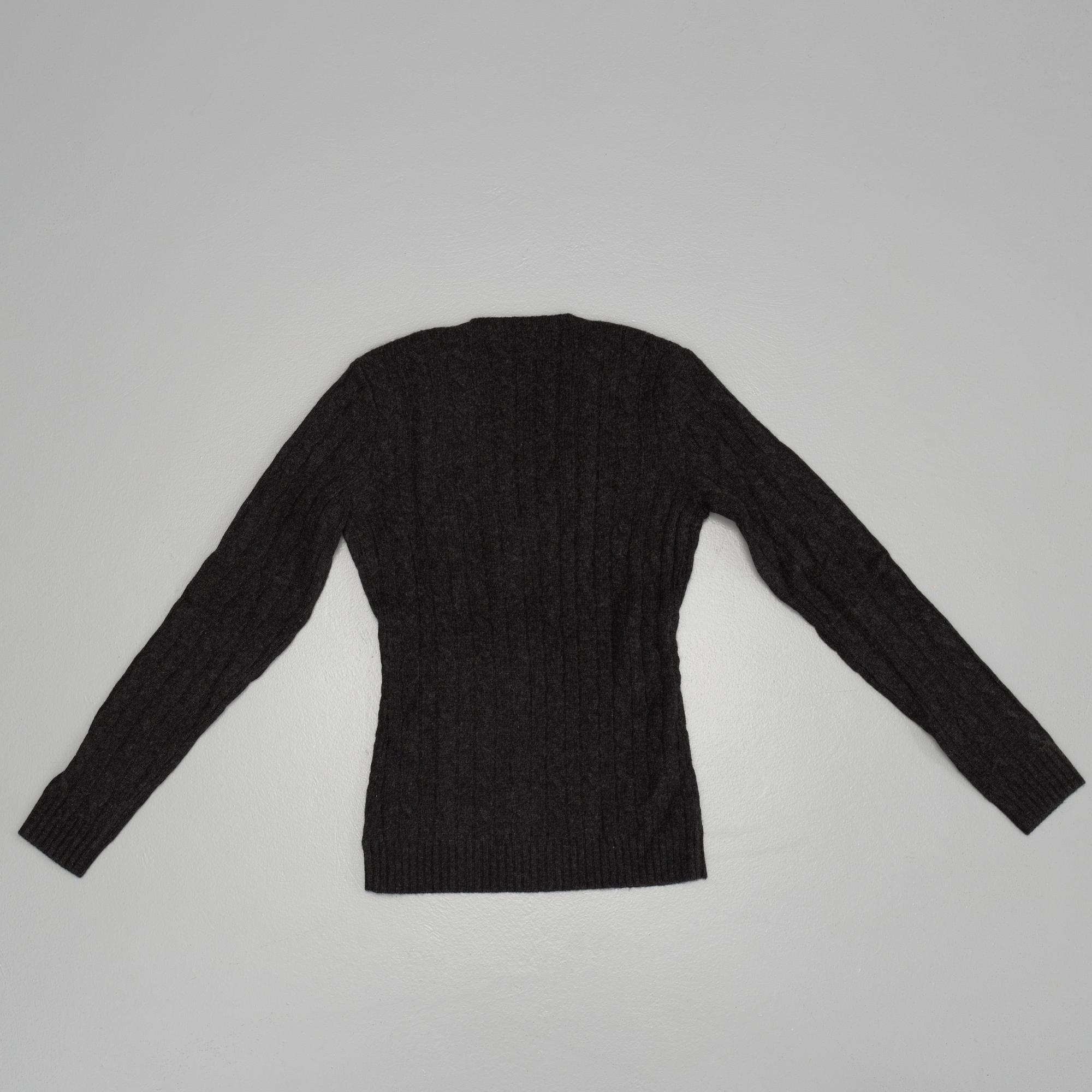 Three pair of cashmere sweaters by Ralph lauren.
